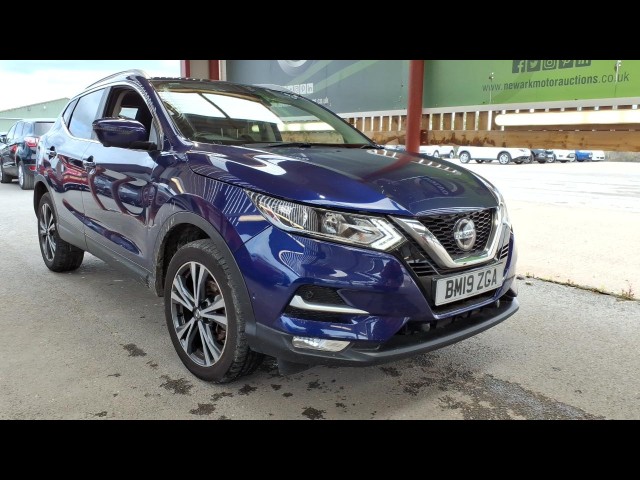 BUY NISSAN QASHQAI N-CONNECTA DIG-T 2019 DIG-T N-CONNECTA, Newark Motor Auctions