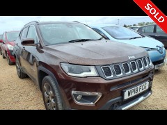 BUY JEEP COMPASS LIMITED M-JET II 2018 MULTIJET II LIMITED, Newark Motor Auctions