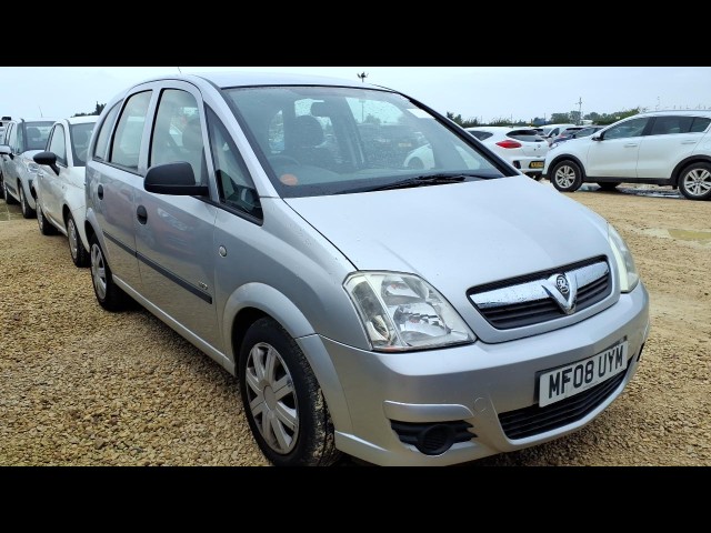 BUY VAUXHALL MERIVA LIFE E-TRONIC 2008 LIFE 16V, Newark Motor Auctions