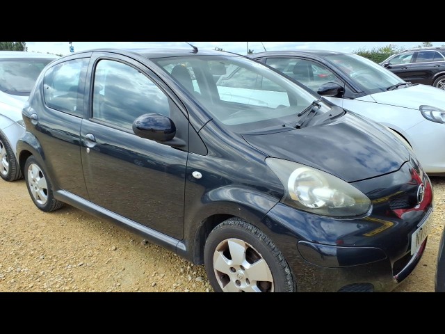 BUY TOYOTA AYGO BLACK VVT-I 2010 VVT-I BLACK, Newark Motor Auctions