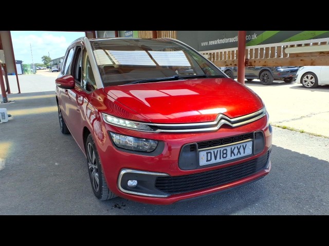 BUY CITROEN C4 GR PICASSO FEEL BLUEHD 2018 GRAND BLUEHDI FEEL S/S, Newark Motor Auctions