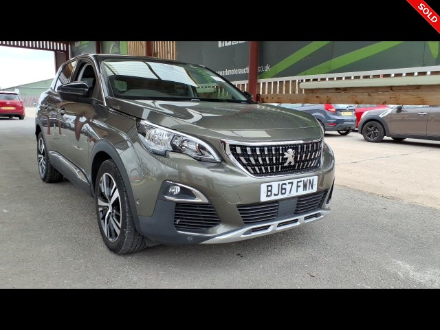 BUY PEUGEOT 3008 ALLURE BLUEHDI S/S A 2017 BLUEHDI S/S ALLURE, Newark Motor Auctions