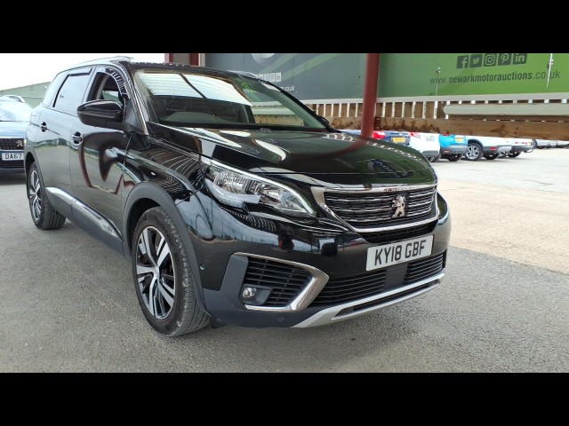 BUY PEUGEOT 5008 ALLURE BLUEHDI S/S 2018 BLUEHDI S/S ALLURE, Newark Motor Auctions