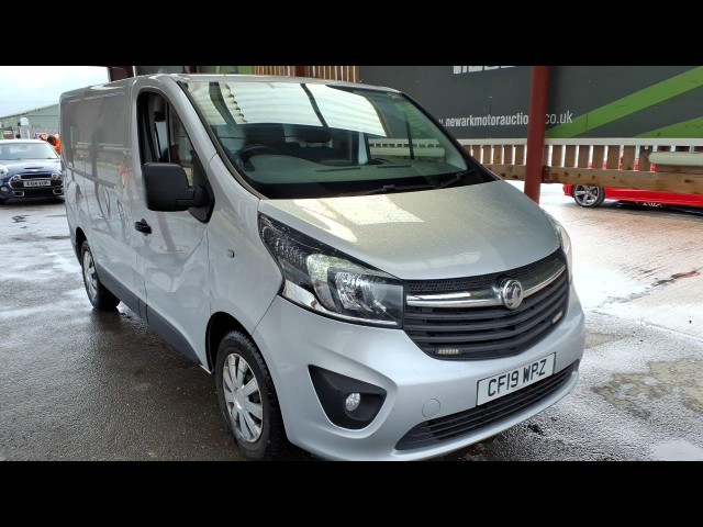 BUY VAUXHALL VIVARO 2700 SPORT CDTI BT 2019 L1H1 2700 SPORTIVE CDTI BITURBO S/S, Newark Motor Auctions