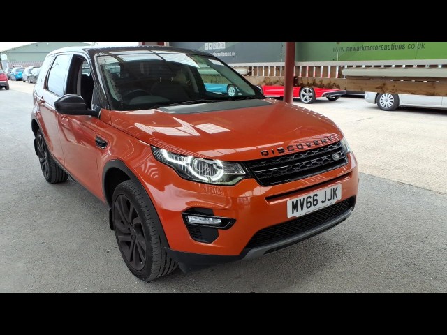 BUY LAND ROVER DISCO-Y SPORT BLACK HSE T 2017 TD4 HSE BLACK, Newark Motor Auctions