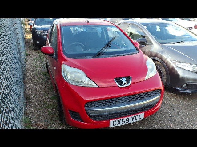 BUY PEUGEOT 107 URBAN 2009 URBAN, Newark Motor Auctions