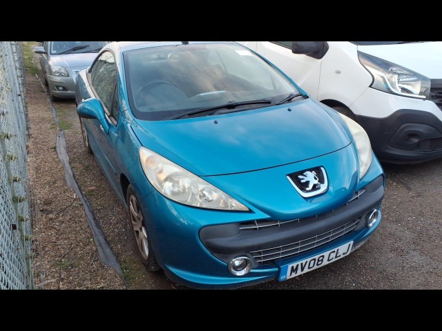 BUY PEUGEOT 207 SPORT CC 2008 SPORT COUPE CABRIOLET, Newark Motor Auctions