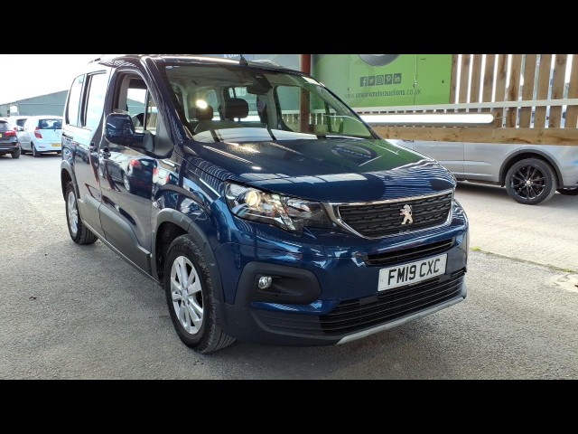 BUY PEUGEOT RIFTER ALLURE BLUEHDI 2019 BLUEHDI ALLURE, Newark Motor Auctions