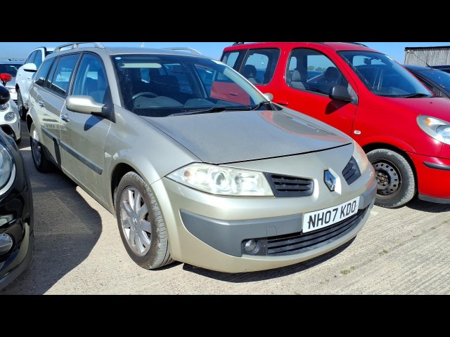 BUY RENAULT MEGANE DYNAMIQUE A 2007 DYNAMIQUE VVT 111, Newark Motor Auctions