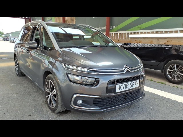 BUY CITROEN C4 GR PICASSO FLR BLUEHDI 2018 GRAND BLUEHDI FLAIR S/S EAT6, Newark Motor Auctions