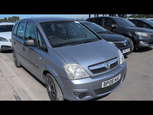 BUY VAUXHALL MERIVA LIFE 2008 LIFE 16V, Newark Motor Auctions